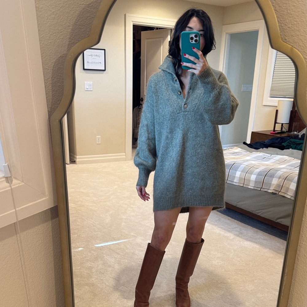 Sezane Sweater Dress